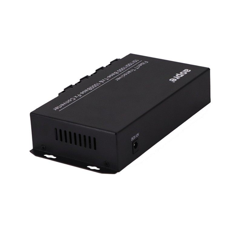 彙聚型百兆/千兆8光2電交換機